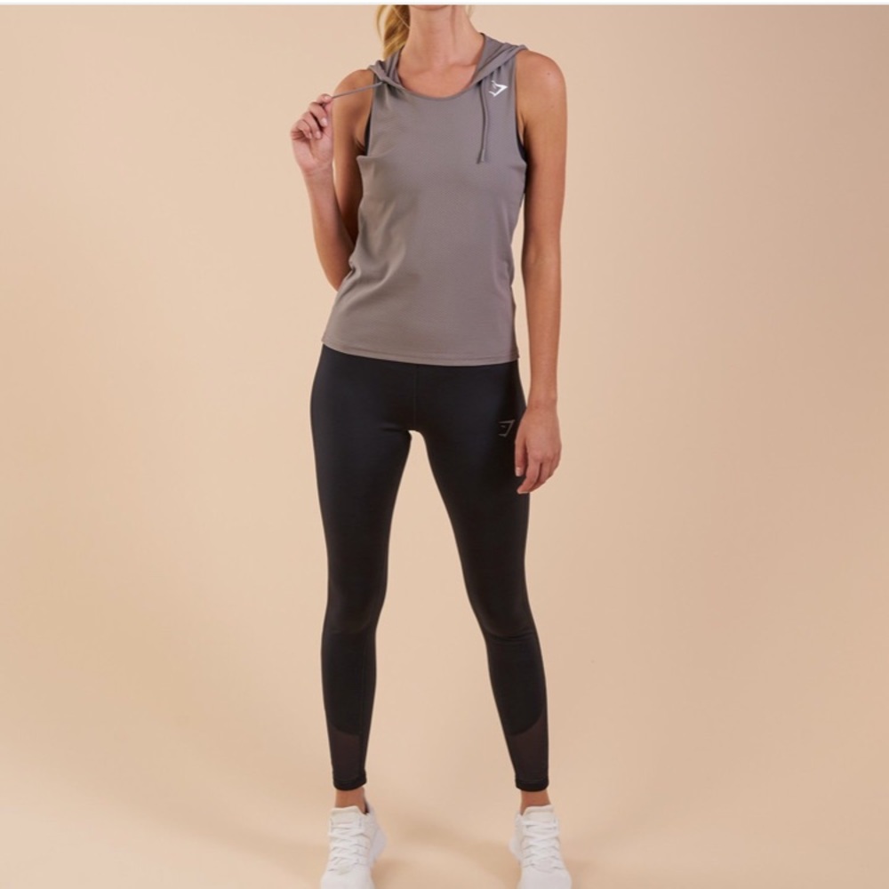 Gymshark open back tank hoodie